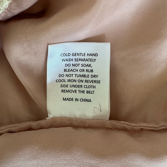 TJD by REVOLVE Caribbean Long Sleeve Lace Mini Dress in Ivory/Nude, XS - Picture 14 of 16